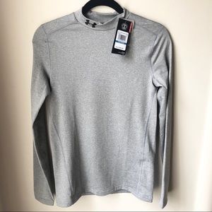 Under Armour Boy’s ColdGear Mock Neck Long Sleeve